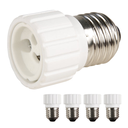 4x Lampensockel Adapter E27 auf GU10 Fassung Konverter Lampenadapter Wandler