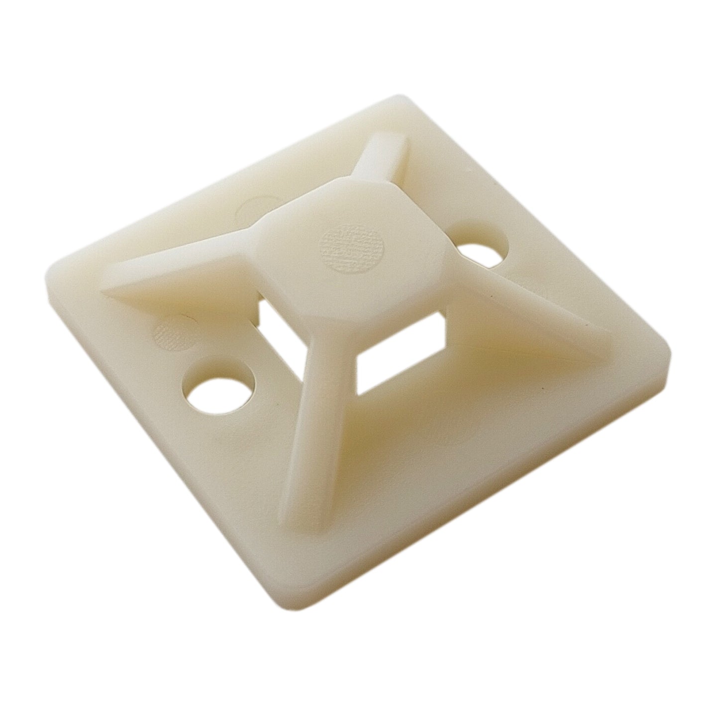 10x Kabelbinder-Befestigungssockel 20x20mm selbstklebend Klebesockel Kabelhalter