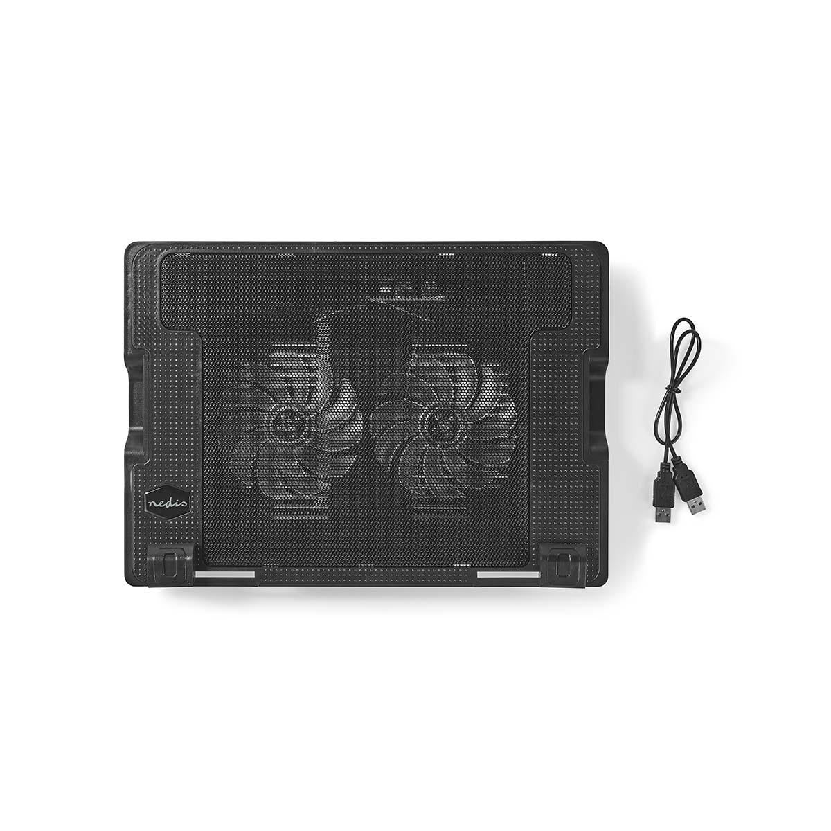 Notebook-Ständer mit aktiver Kühlung 14-18" LED Verstellbarer Laptophalter RGB