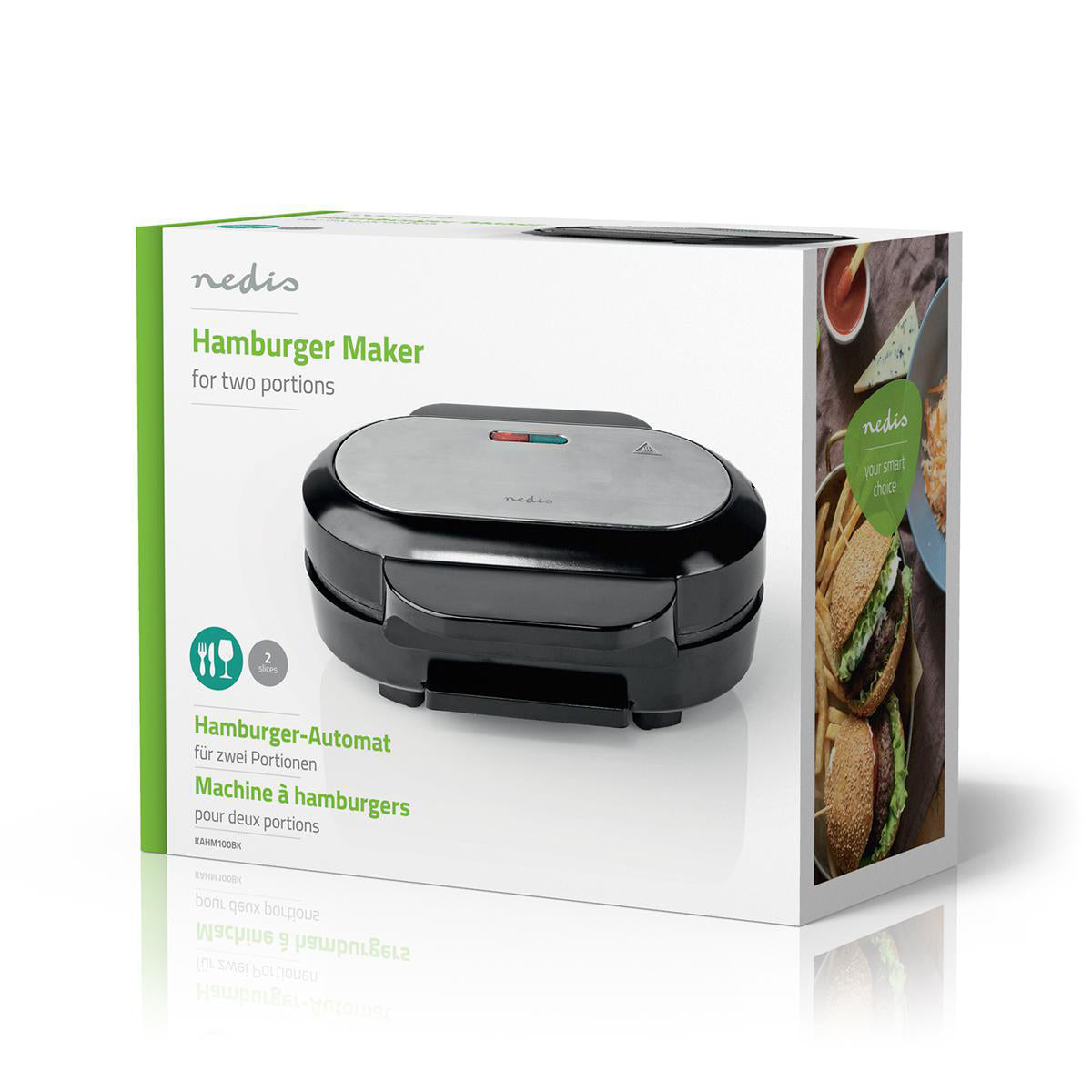 Burger Grill Burgerpresse Pattie Maker Burgerpfanne BBQ Ofen Hamburgergrill