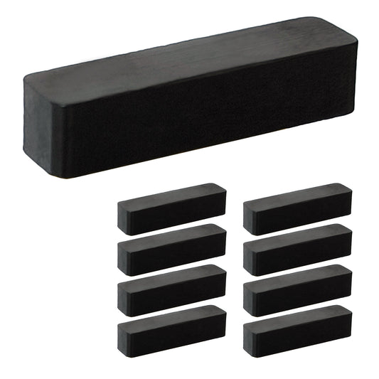 8x Magnet 22x5x5.5mm rechteckig Mini Magnete Set Block für Pinnwand Kühlschrank
