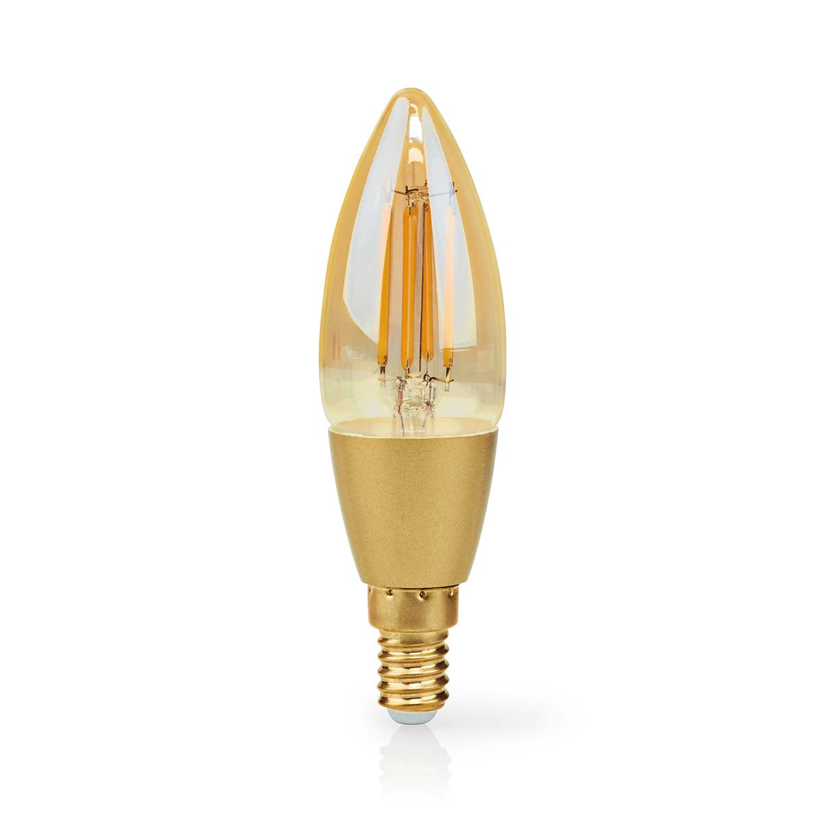 SmartHome LED Filament Lampe E14 WiFi 5W Retro Kerze Smartphone Alexa-Kompatibel