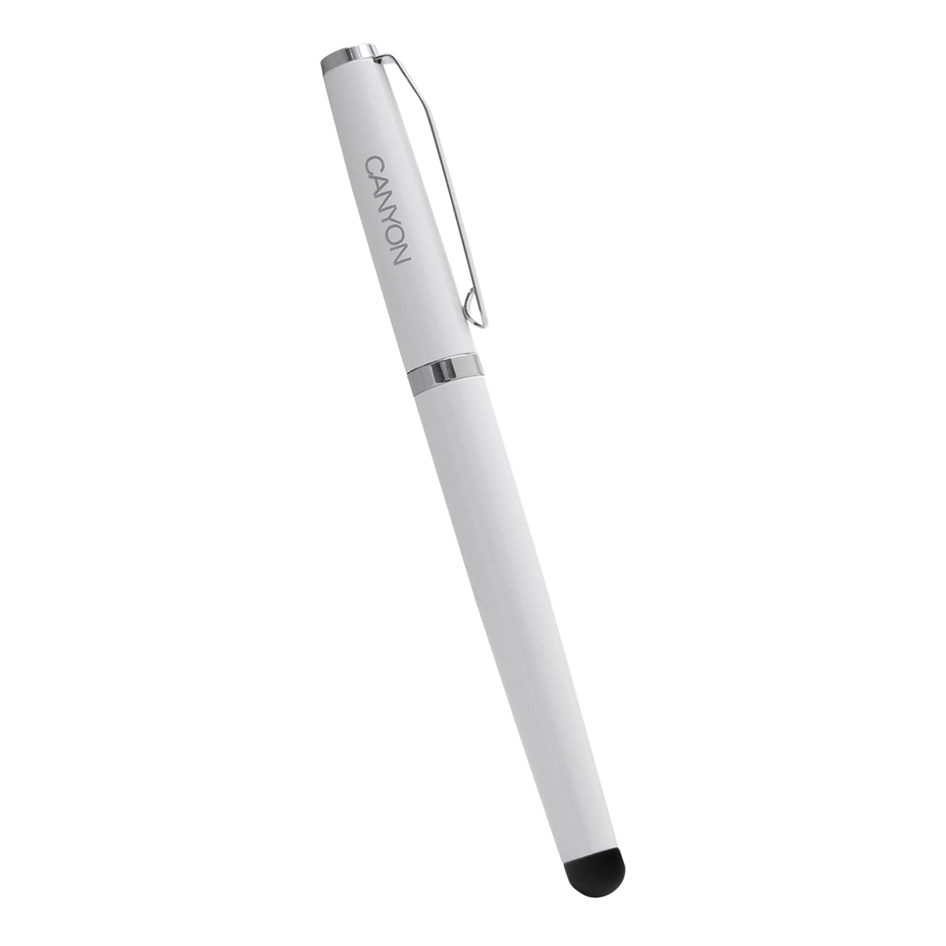 Eingabestift weiß für Tablet PC Touchscreen Geräte Kugelschreiber integriert