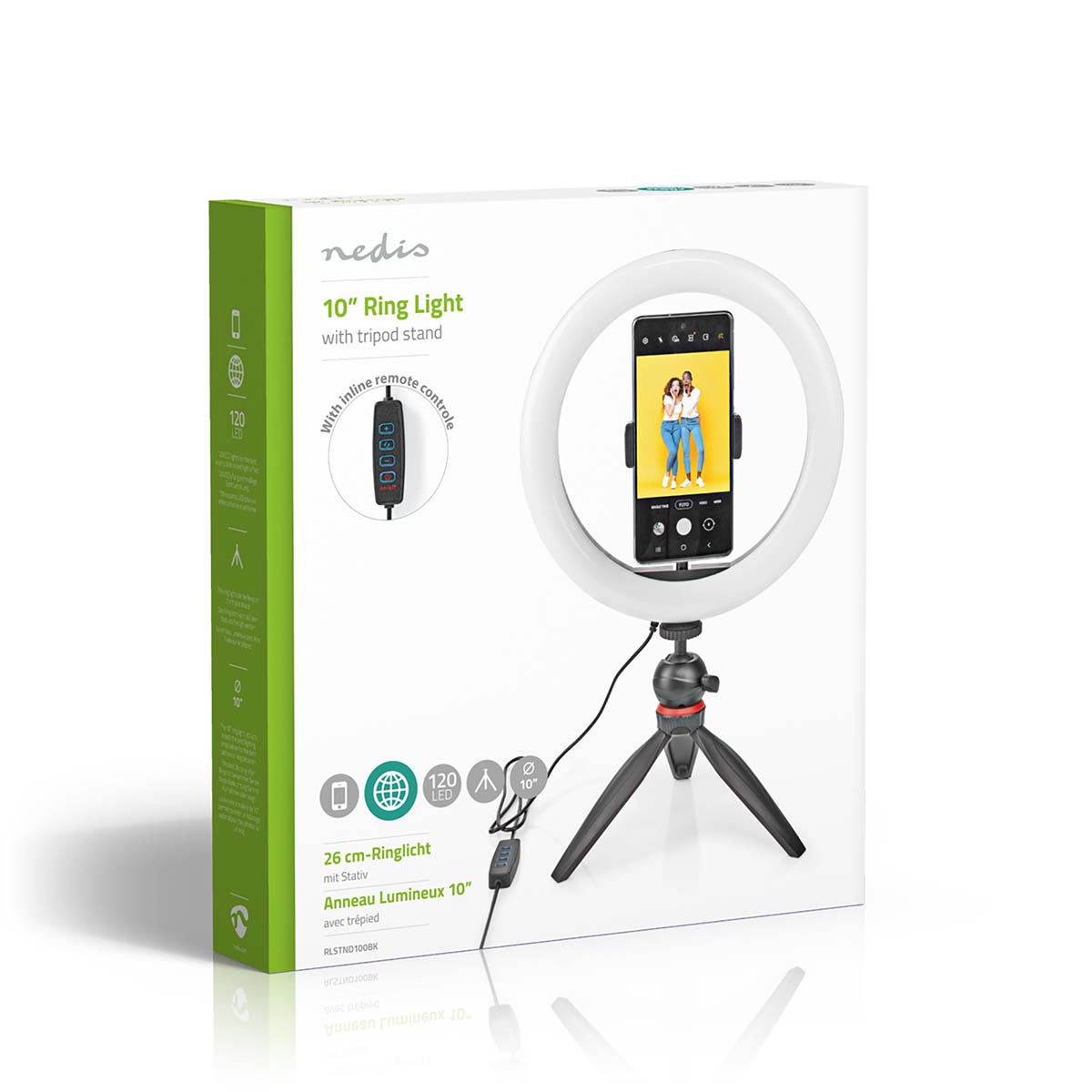 Ringlicht + Tischstativ LED Ringleuchte Fotolicht Studiolicht Lampe Selfie Handy