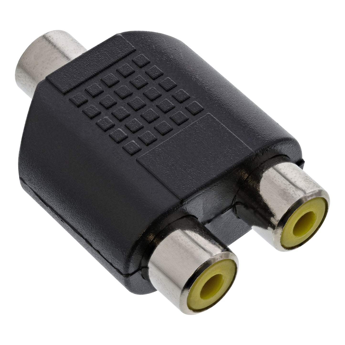 Audio Adapter 3,5mm Klinke Mono auf 2x Cinch Buchsen Audioadapter Wandler RCA