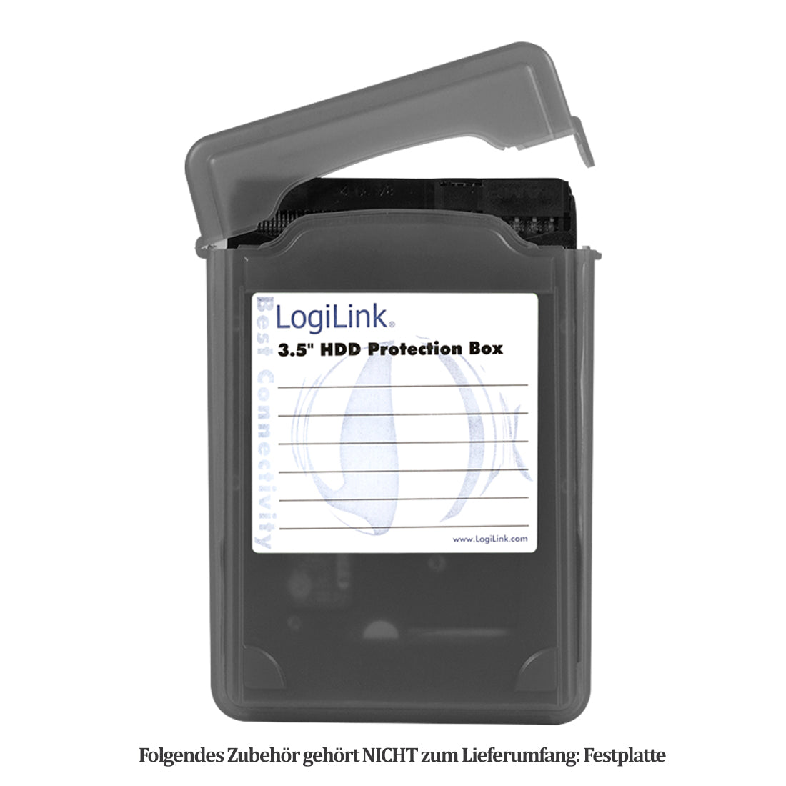 Festplatten Schutzbox 3,5" HDD Datenschutz Aufbewahrung Transport Archiv Hülle