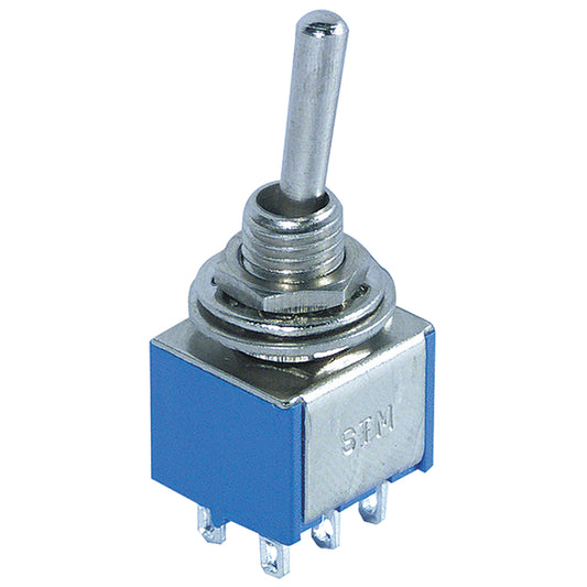 Mini Kippschalter 6 Polig 3 Stellungen Ein/Aus/Ein 250V 3A Miniaturschalter