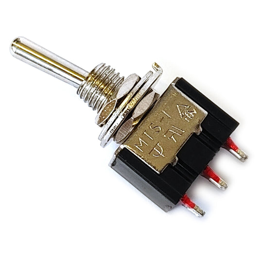 Mini Kippschalter 3 Polig 2 UM Ein-Aus-Ein 250V 3A Miniatur Schalter Micro Chrom