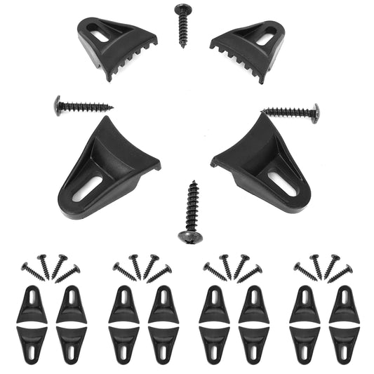 4x Lautsprechergitter-Halterung Set PA Boxengitter Befestigungsset Schutzgitter