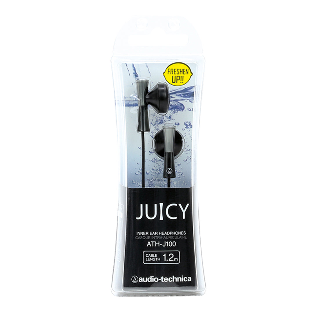 Kopfhörer Audio Technica ATH-J100 Schwarz In-Ear Ohrstecker 3,5mm Klinke Bass