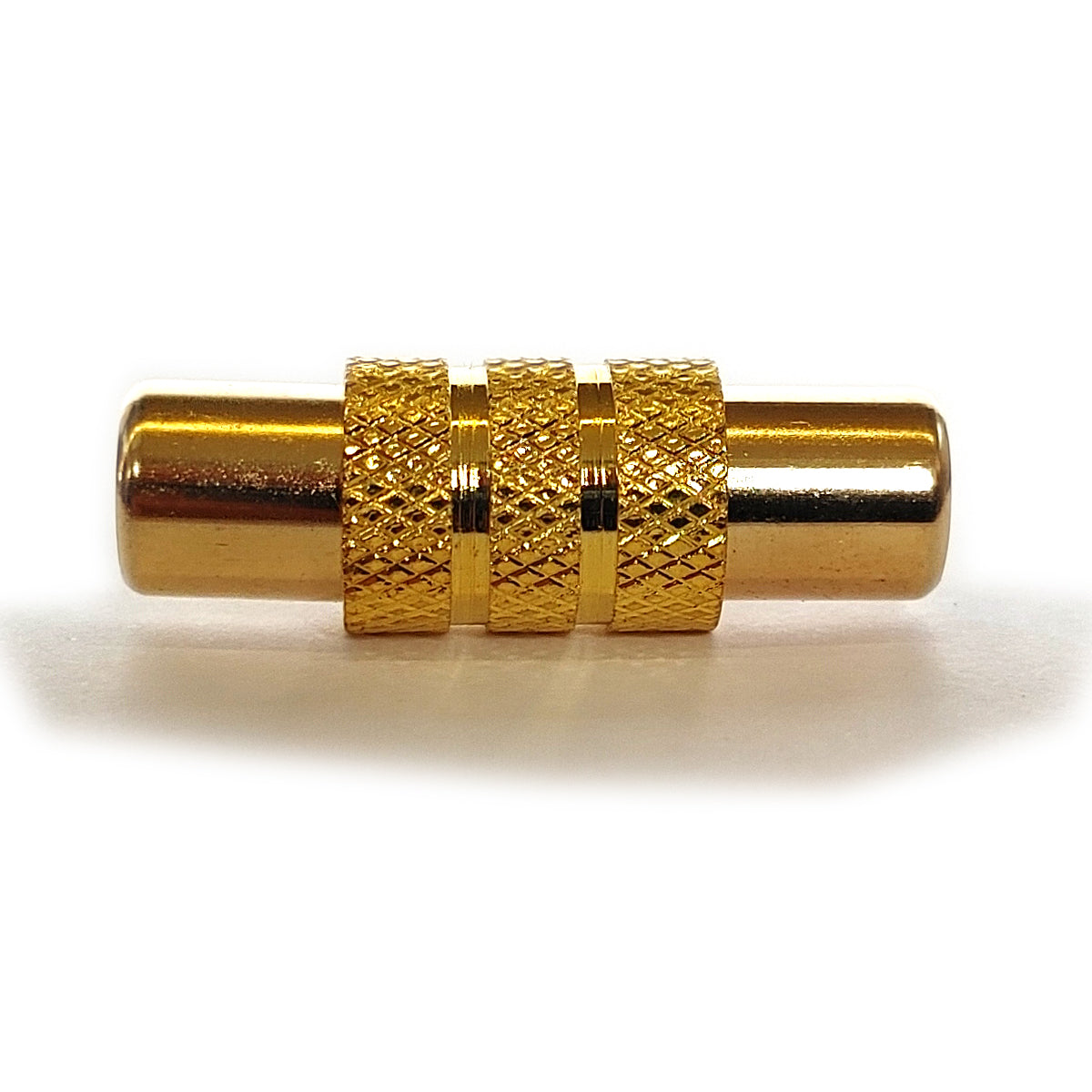 2x Cinch Kupplung Gold High End Audio Adapter Verbinder RCA Buchse Stereo Mono