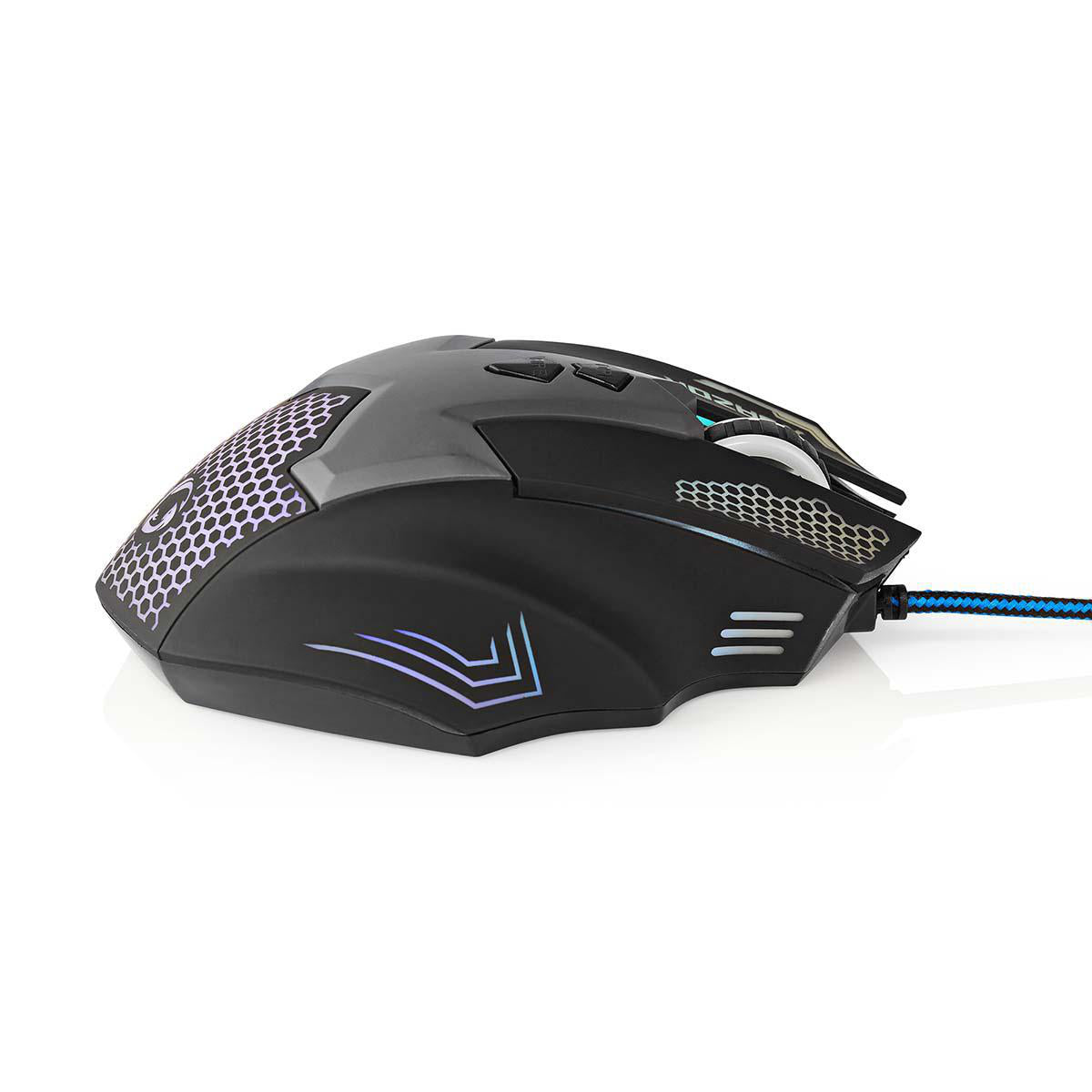 Gaming Maus Optische USB Gamer Mouse 2400dpi Beleuchtet 7-Tasten LED PC Computer