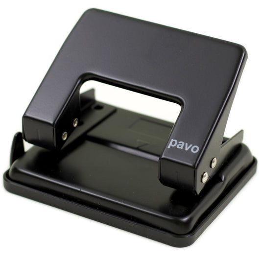 Papierlocher pavo 8006809 max. 20 Blatt Stanzlocher Bürolocher Locher Schwarz