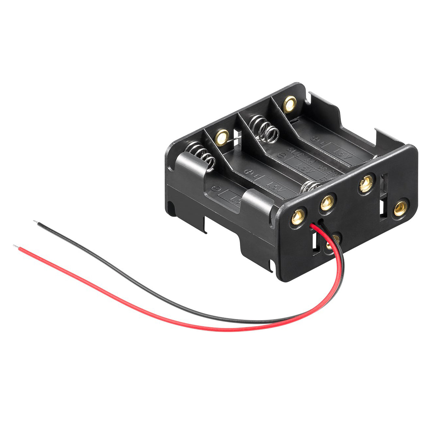 4x Batteriehalter für 8x AA Mignon Zellen Akkuhalter 2x5 Batteriegehäuse LR6 HR6