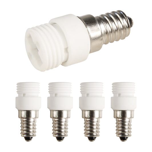 4x Lampensockel Adapter E14 zu G9 Fassung Sockel Konverter Lampenadapter Wandler