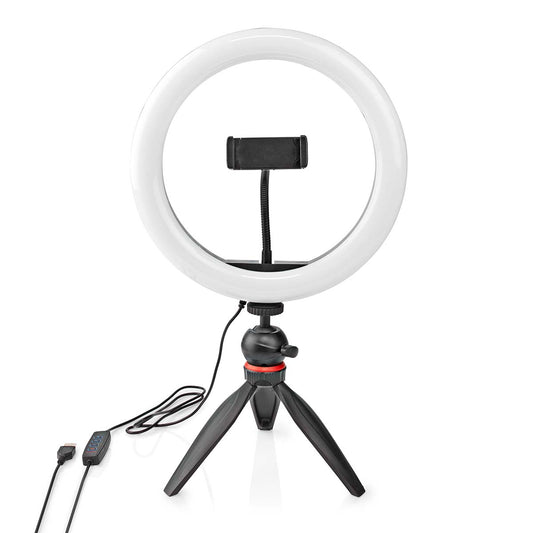 Ringlicht + Tischstativ LED Ringleuchte Fotolicht Studiolicht Lampe Selfie Handy