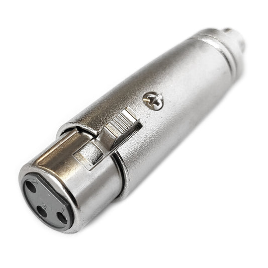 XLR Cinch Adapter XLR-Buchse/Cinch-Buchse Audioadapter Wandler RCA Vollmetall