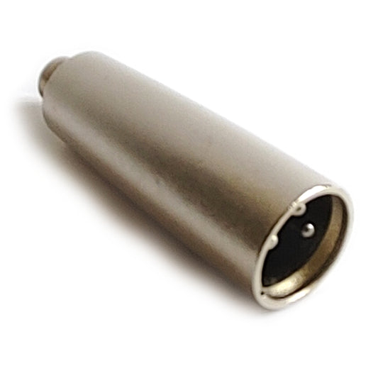 XLR Cinch Adapter XLR-Stecker/Cinch-Buchse Audioadapter Wandler RCA Vollmetall