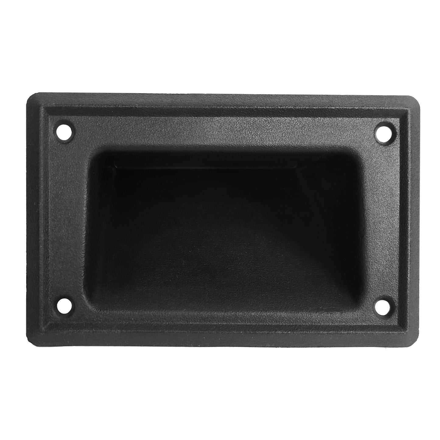 2x Lautsprechergriffe Set Rechteckig PA Einbau Tragegriff Boxengriff Schwarz