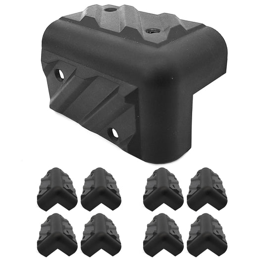 8x Lautsprecher Schutzecken Set PA Boxenecken Kantenschutz Stoßecken Schwarz