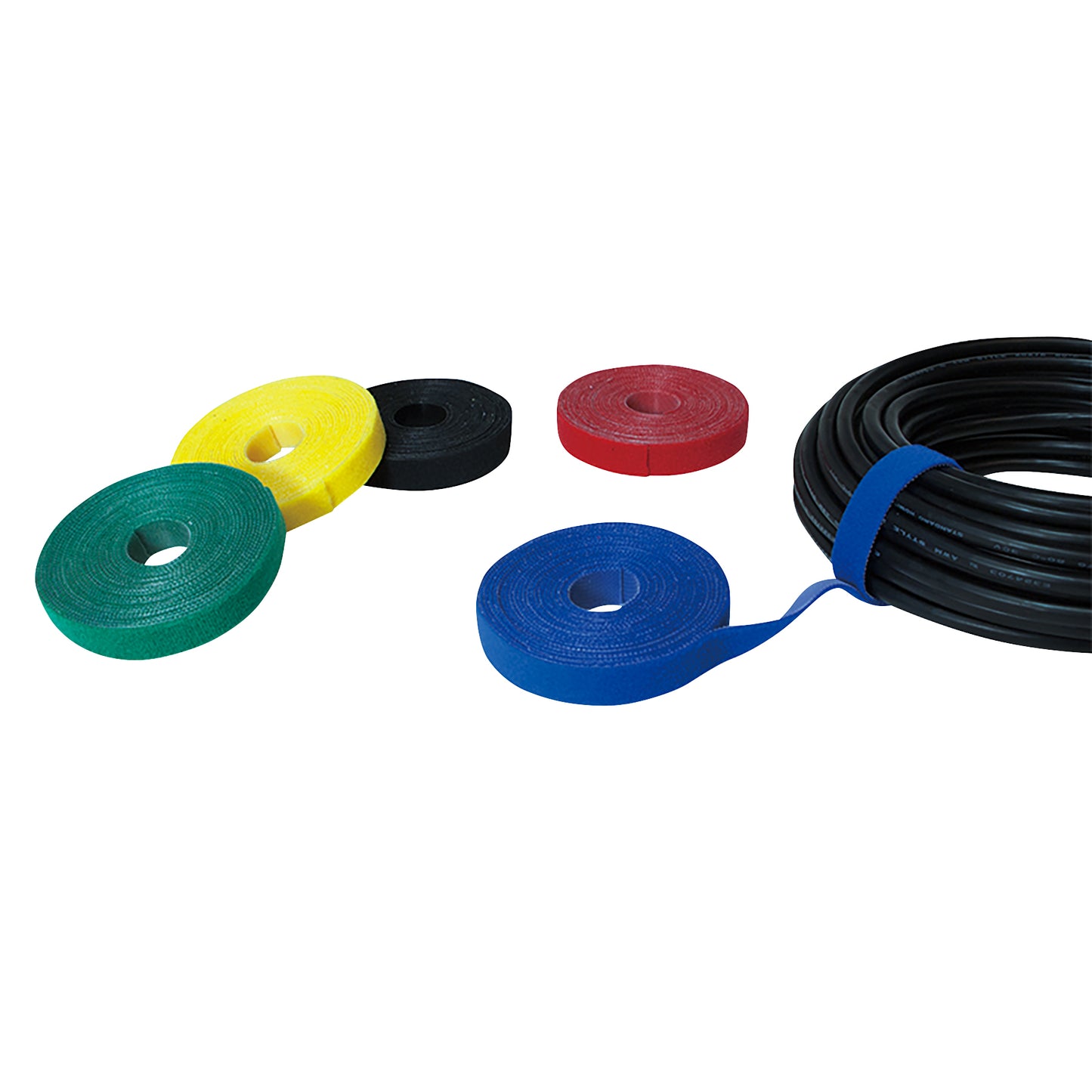 Klettband 4m x 16mm Klett-Kabelbinder Wiederverwendbar Klettverschluss Farbig