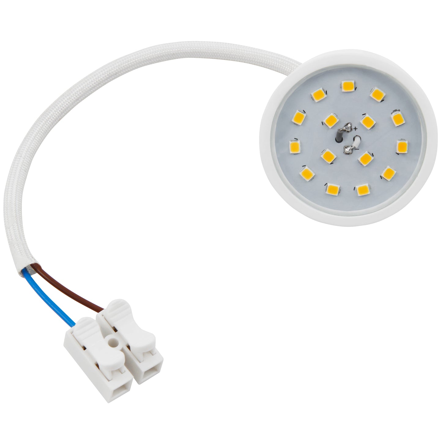 LED Einbaumodul 7W Ultra Flach 23mm Warmweiß GU10 MR16 Ersatz 230V Keramik Glas