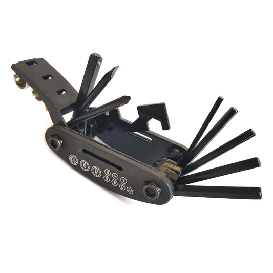 15in1 Multitool Fahrrad Werkzeug Set Fischer Notfallwerkzeug Reparaturwerkzeug