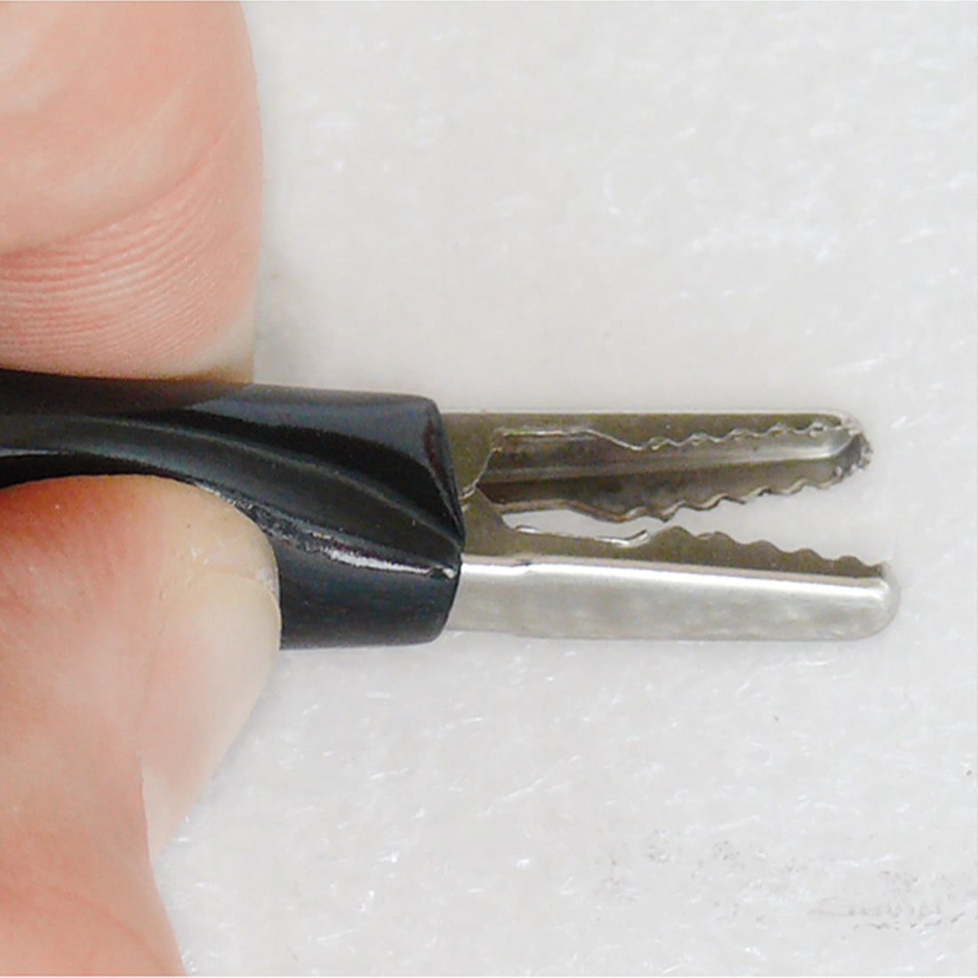 10x Krokodilklemmen Schwarz 55mm isoliert Prüfklemmen Krokoklemmen Messklemmen