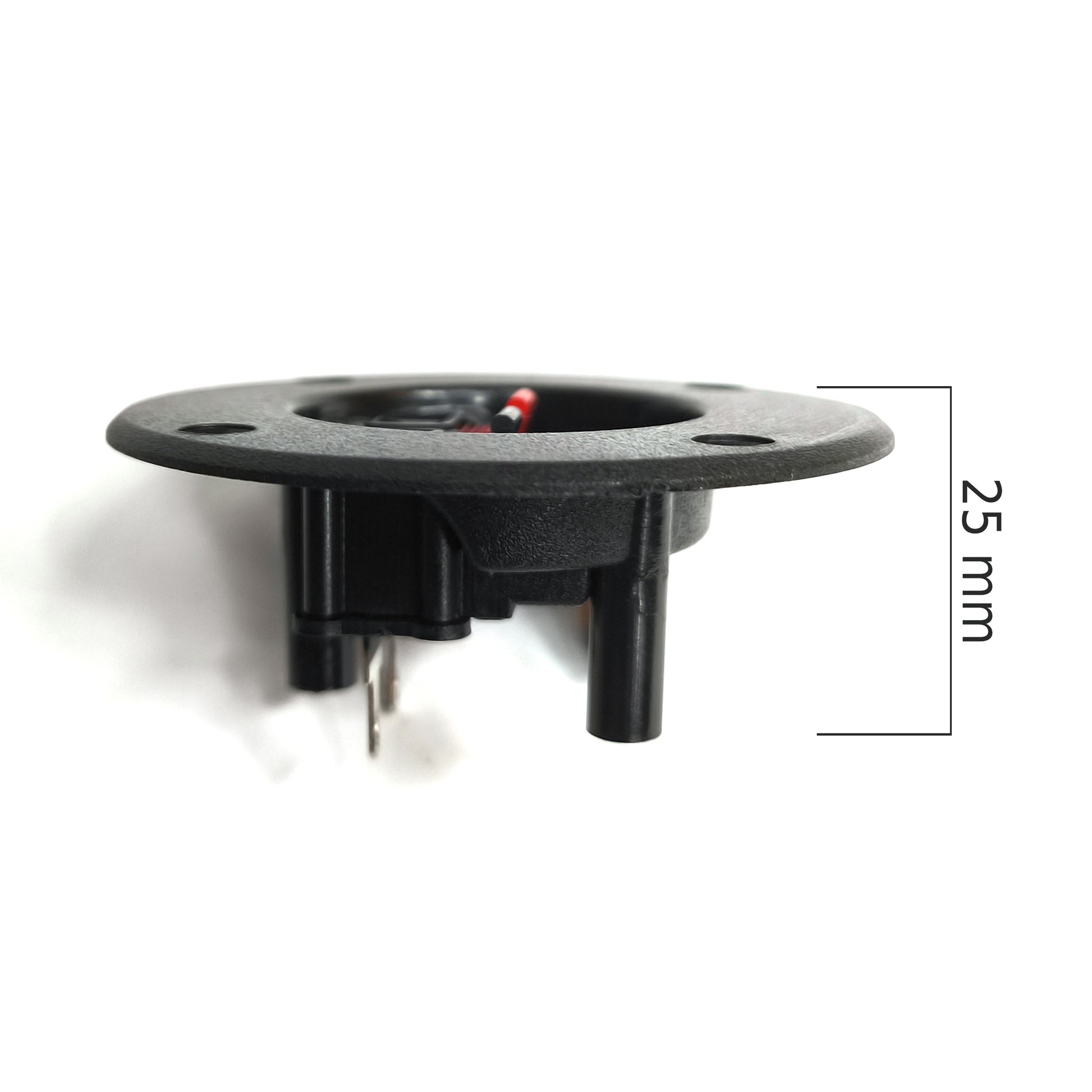 Lautsprecher Anschluss Terminal mit einen Einbautiefe von 25 mm
