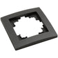 Schalter mit Orientierungslicht u. Rahmen anthrazit 250V Lichtschalter Taster UP