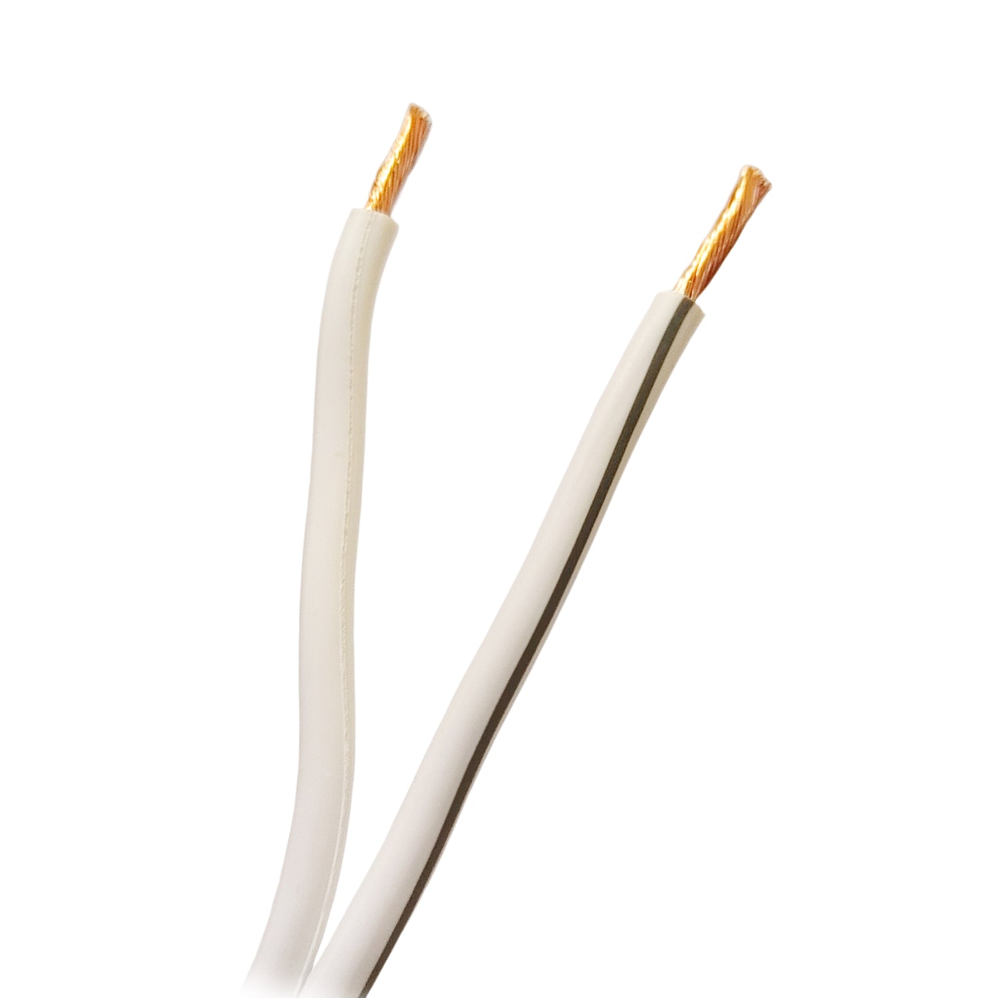 Lautsprecherkabel 10m Weiß 4mm² Kupfer Audio Boxen Kabel Litze