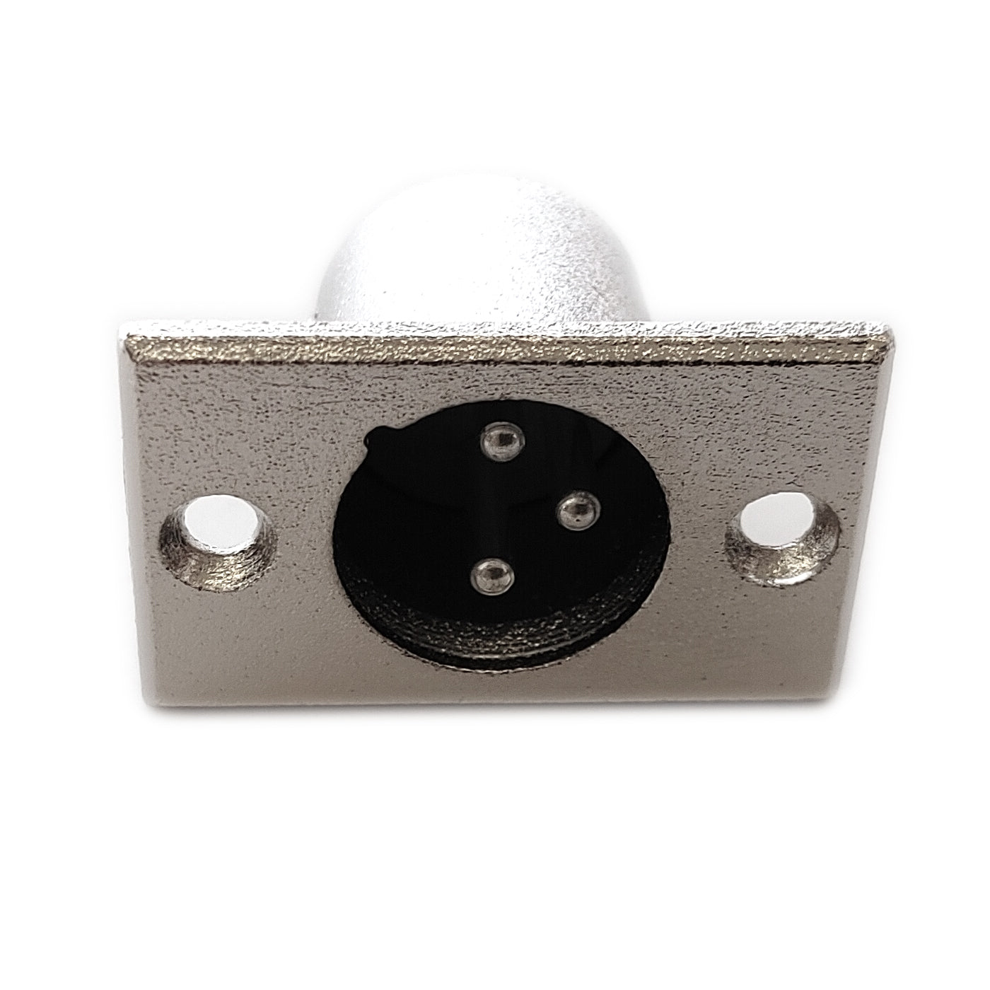 10x XLR Einbaustecker Flanscheinbau Eckig Male Männlich 3-polig Einbaubuchse