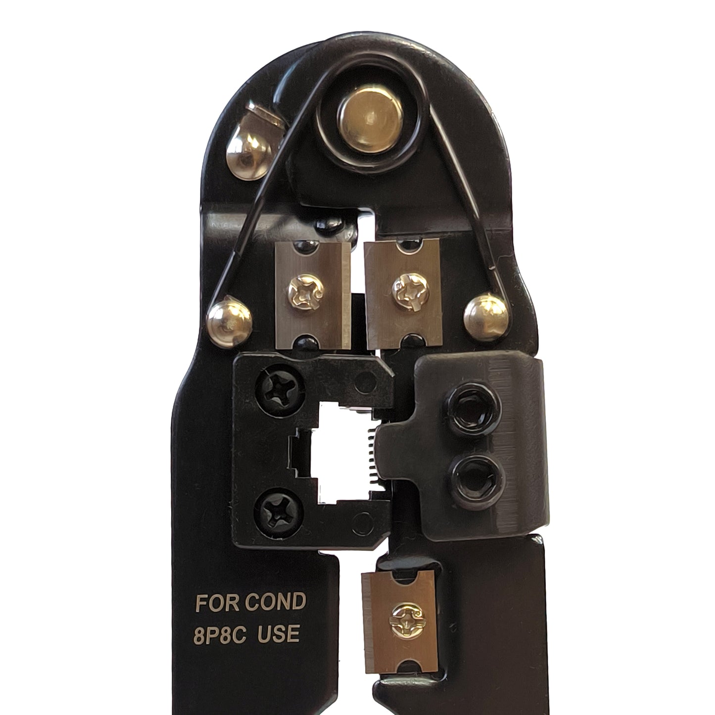 Crimpzange f. 8-Polige Modularstecker Westernstecker 8P RJ45 Kabelschneider 8/8
