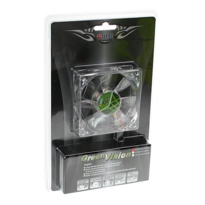 Lüfter Titan Green Vision 120mm 80mm 92mm Transparent Leise 12V PC Gehäuselüfter
