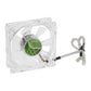 Lüfter Titan Green Vision 120mm 80mm 92mm Transparent Leise 12V PC Gehäuselüfter