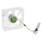 Lüfter Titan Green Vision 120mm 80mm 92mm Transparent Leise 12V PC Gehäuselüfter