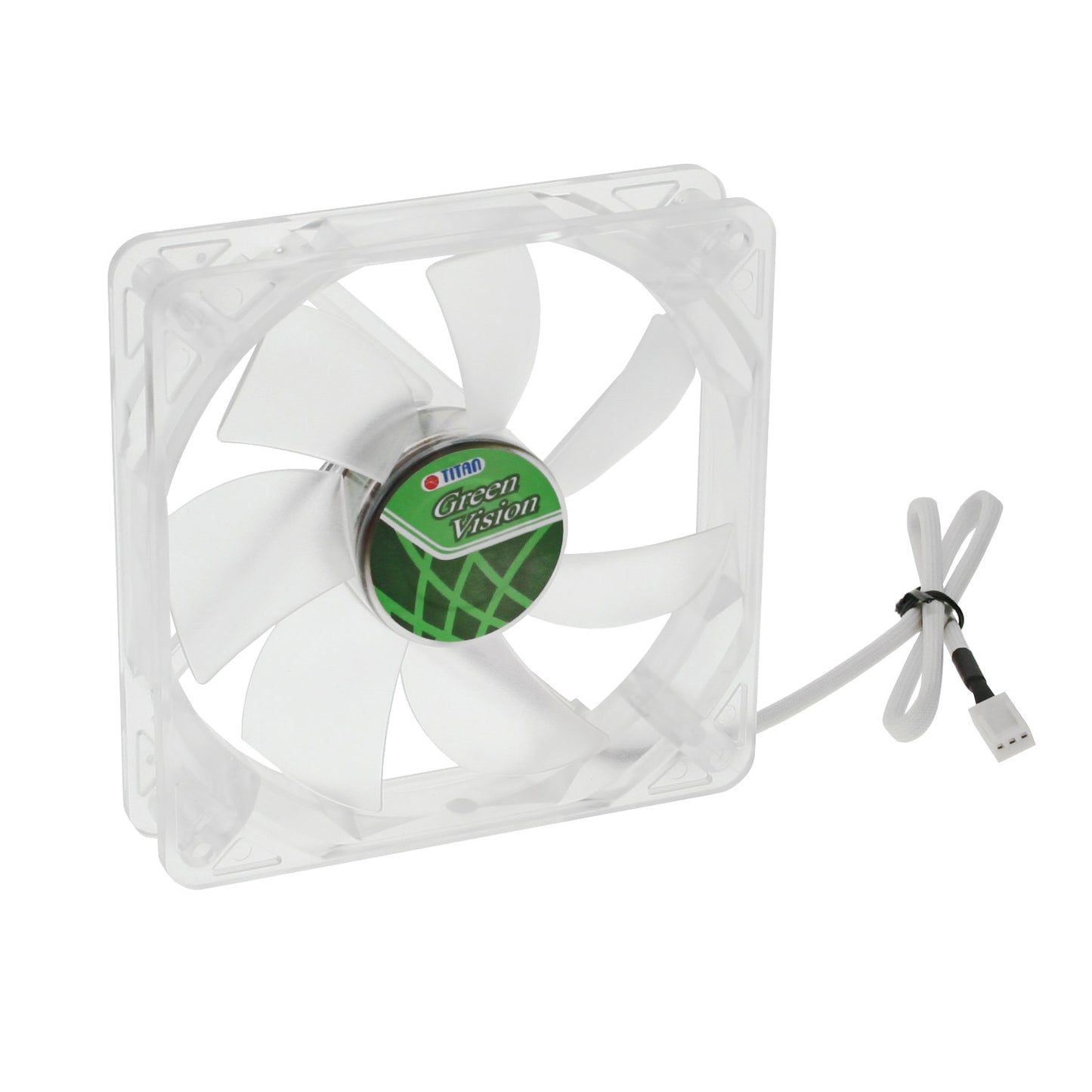 Lüfter Titan Green Vision 120mm 80mm 92mm Transparent Leise 12V PC Gehäuselüfter