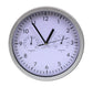 Design Wanduhr weißes Ziffernblatt Thermometer Hygrometer Büro Bahnhofs Uhr