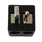 2x Lautsprecherstecker Mini DIN gewinkelt Schwarz schraubbar Audio Boxen Stecker