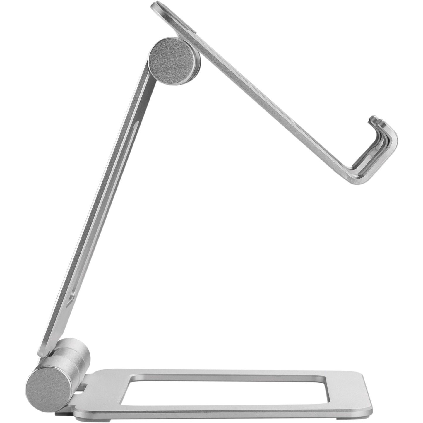 Praktischer Aluminium Halter für Videokonferenzen und Mediennutzung bis 10 Zoll von der Seite