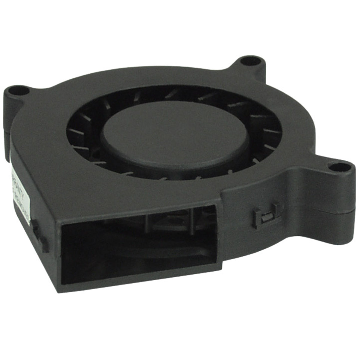 Gehäuselüfter 60mm von schräg vorn auf weißem Hintergrund