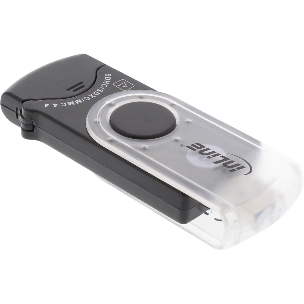 Kompakter USB 3.0 Card Reader für SD, SDHC, SDXC, microSD / InLine Kartenleser