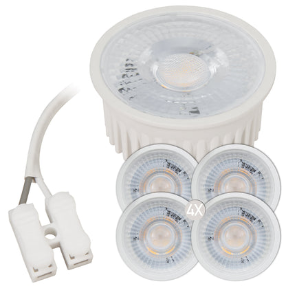 LED Einbaumodule 5W Flach Neutralweiß GU10 MR16 Ersatz 230V Leuchte Lampe 4000K