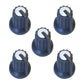 5x Drehknopf Rot Grün Blau Gelb Weiß Set 14x20mm Regler Knöpfe Potentiometer 6mm