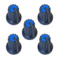 5x Drehknopf Rot Grün Blau Gelb Weiß Set 14x20mm Regler Knöpfe Potentiometer 6mm