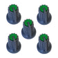 5x Drehknopf Rot Grün Blau Gelb Weiß Set 14x20mm Regler Knöpfe Potentiometer 6mm