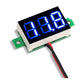 LED Voltmeter Mini 3-30V Rot Grün Blau Digital Anzeige Einbau Spannungsmesser
