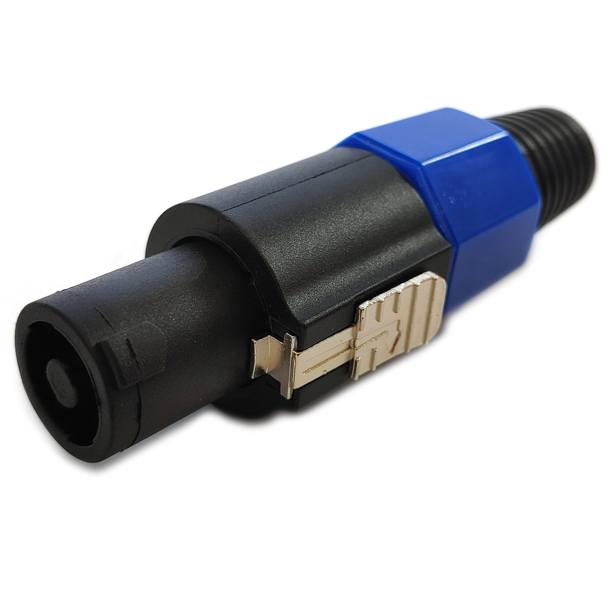 2x PA Lautsprecherstecker 4-Polig Boxenstecker Knickschutz Speakon®Kompatibel