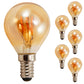 5x Retro LED Filament Glühbirne E14 2W Vintage Lampe Gold Glas Warmweiß 150lm