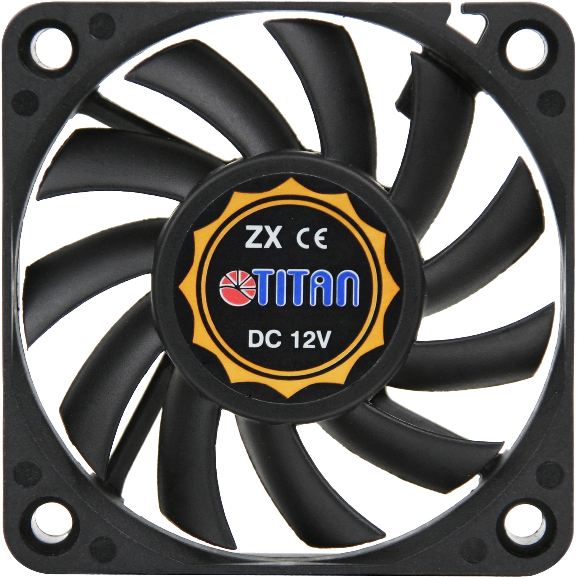 Frontansicht des 60mm Titan Lüfters